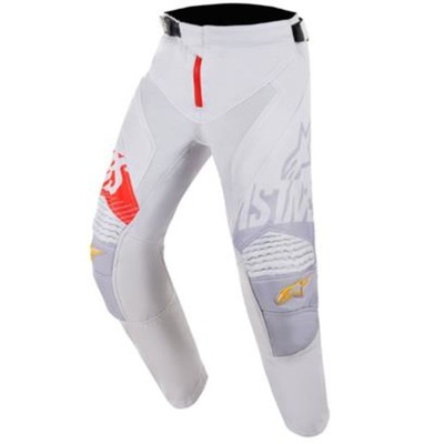 Alpinestars Youth Racer MX Pants Gator - Grey Red    - Size 24