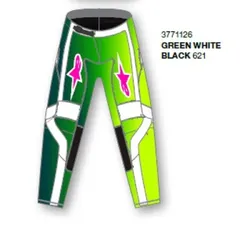 Alpinestars Fluid Portl Youth Pant - Green/White/Black