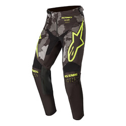Alpinestars Youth Racer Tactical MX Pants - Black Grey Camo Fluro Yellow