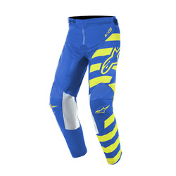 Alpinestars Youth Racer Braap MX Pants - Blue Fluro Yellow 
