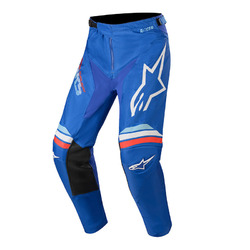 Alpinestars Youth Racer Braap MX Pants - Blue Off White