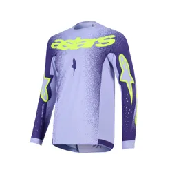 Alpinestars Supertech Scenz Jersey - Purple/Fluro Red/Yellow