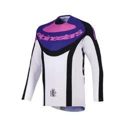 Alpinestars Techstar Knif Jersey - Black/Light Grey/Purple