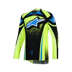 Alpinestars Techstar Nomur Jersey - Dark Navy/Fluro Red/Clear/Blue