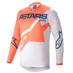Alpinestars Racer Braap MX Jersey 2021 - Orange/Light Grey