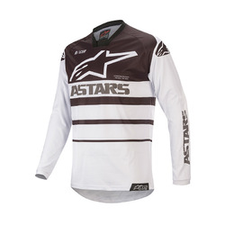 Alpinestars Racer Supermatic MX Jersey - White/Black