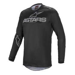 Alpinestars Fluid Graphite MX Jersey 2021 - Black/Grey