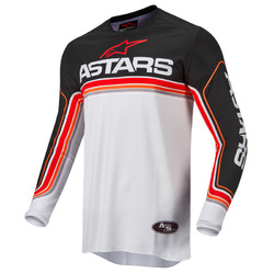 Alpinestars Fluid Speed Jersey - Black/Grey/Red