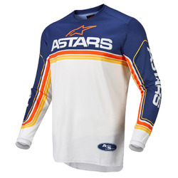Alpinestars Fluid Speed Jersey - Blue/White/Orange