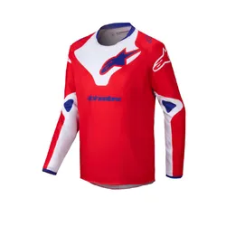 Alpinestars Racer Veil Jersey Youth - Bright Red/White