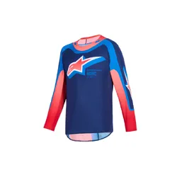 Alpinestars Supertech Vista Jersey Youth - Dark Navy/Light Coral