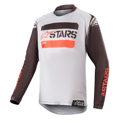 Alpinestars Youth Racer Tactical MX Jersey - Black/Grey/Red
