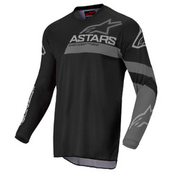Alpinestars Racer Graphite Jersey - Black/Dark Grey