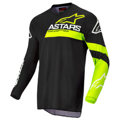 Alpinestars Racer Chaser Jersey - Black/Fluro Yellow
