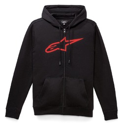 Alpinestars Ageless II Zip Hoodie - Black/Red