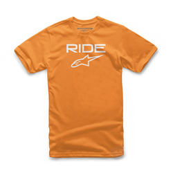 Alpinestars Kids Ride 2.0 Tee - Orange/White - Large
