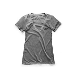 Alpinestars Womens Ageless Vneck T-Shirt - Grey