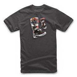Alpinestars Kids Tech 7 Boots T-Shirt - Black