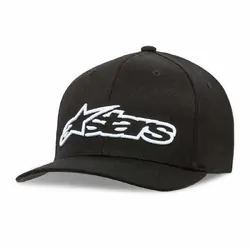 Alpinestars Blaze Flexfit Hat/Cap - Black/White - 2XL