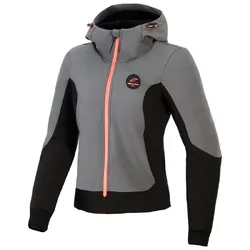 Alpinestars Radium Tech Hoodie Womens - Grey/Black