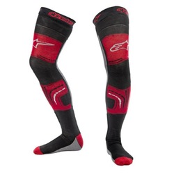 Alpinestars Knee Brace Sock - Red/Black/Grey