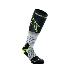 Alpinestars MX PRO Sock - Black/Grey/Fluro Royal Blue - S