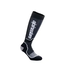 Alpinestars MX Plus Socks Youth - Black/White - M-L