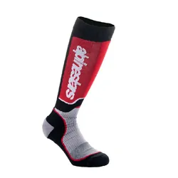 Alpinestars MX Plus Socks Youth - Black/Grey/Red - M-L