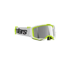 Alpinestars Vision 8 Wordmark Goggle - Mirror Silver Lens