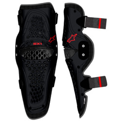 Alpinestars SX1 V2 MX Knee Guard Set - Black/Red