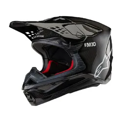 Alpinestars Supertech SM10 Solid Helmet Carbon - Gloss Black