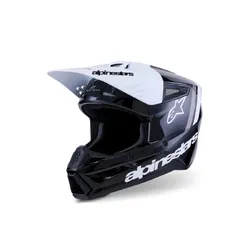Alpinestars SM3 Radium Helmet - Black/Gloss White