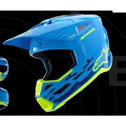 Alpinestars SM3 Force Helmet - Gloss Cyan