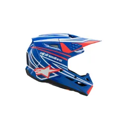 Alpinestars SM3 Wurx Helmet Youth - Blue/Red/White/Black
