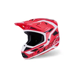 Alpinestars SM7 Deed Helmet - Red/Black/White/Gloss Teal