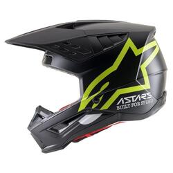 Alpinestars SM5 Compass ECE MX Helmet - Matt Black/Fluro/Yellow