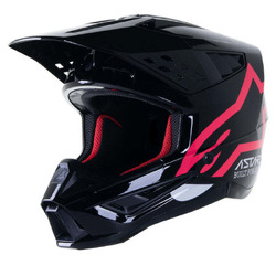 Alpinestars SM5 Compass Helmet ECE - Black/Pink