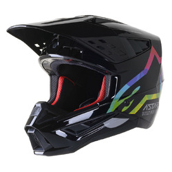 Alpinestars SM5 Compass Helmet ECE - Black Silver Hue