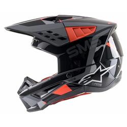 Alpinestars SM5 Rover ECE MX Helmet - Anth/Fluro Red/Grey