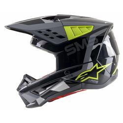 Alpinestars SM5 Rover ECE MX Helmet - Anth/Fluro/Yellow/Grey