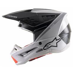 Alpinestars SM5 Rayon ECE MX Helmet - Matt Grey/Black/Silver