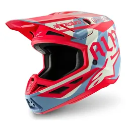 Alpinestars SM7 Beast Coast LE Helmet - Teal/Black/Matte Orange