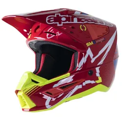 Alpinestars SM5 Action - Gloss Red/White/Yellow