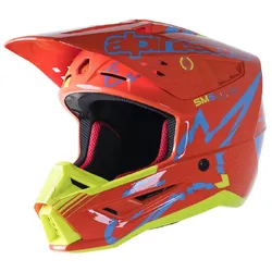 Alpinestars SM5 Action - Gloss Orange/Cyan/Yellow