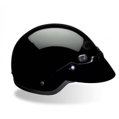 Bell Shorty Motorcycle Helmet - Gloss Black - Small