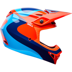 Bell MX-10 Wave - Orange/Blue