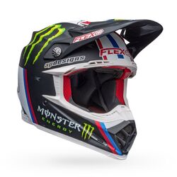 Bell Moto-9S Flex Tomac Replica MX Helmet - Matte Black/White