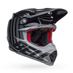 Bell Moto-9S Flex Sprint MX Helmet - Matte & Gloss/Black/Grey