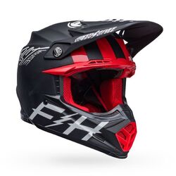 Bell Moto-9S Flex Fasthouse Tribe MX Helmet - Matte & Gloss/Black/White