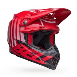 Bell Moto-9S Flex Sprint MX Helmet - Matte & Gloss/Red/Black